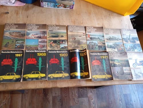 Stück motorkalender der - 14,