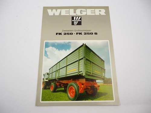 Original prospekt welger - original,