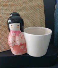 Blumenübertopf Keramik Geisha