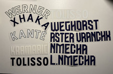 Fußball Trikot Flock / Nummer Namen In Matchworn Size Jersey Number 