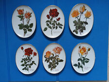 6 Sammelteller - komplette Serie.  OVP.  Wandteller.  Blumen.  Teller.  Bradex.