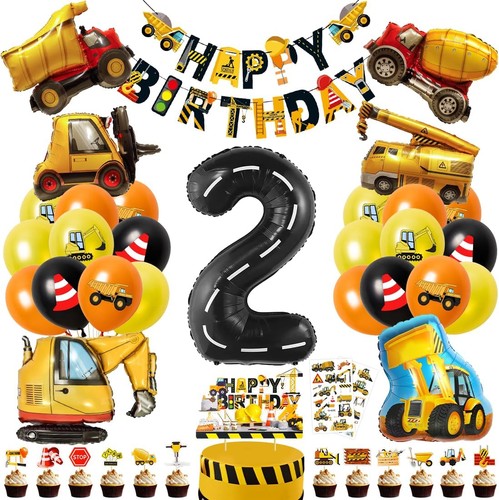 Bagger deko kindergeburtstag - bagger,