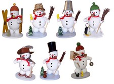 Räuchermann Schneemann 13cm