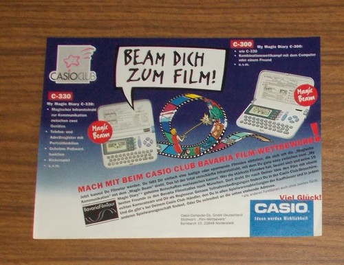 Seltene werbung casio 330 - c-330, my
