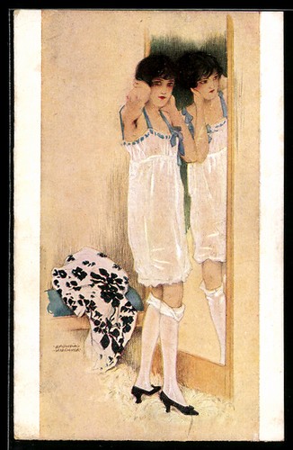 Künstler raphael kirchner - künstler-ak,