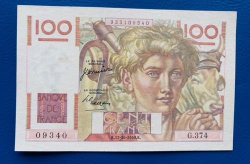 Frankreich 100 francs 1950 - 100,