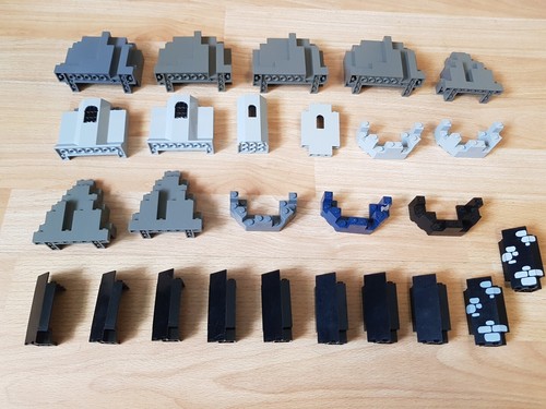 Lego burgwände mauerteile - burgwände,,