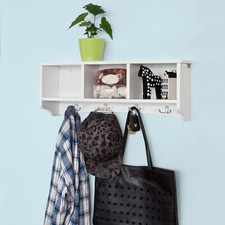 B-Waren Wandgarderobe,Hängeregal,Bücherregal, Wandschrank FRG48-W-bwaren