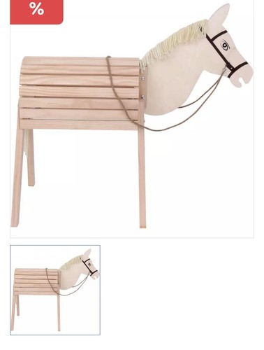 Holzpferd garten neu sommer - garten,