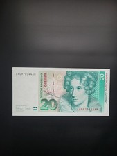 20 Mark  Bundesbanknoten 1989
