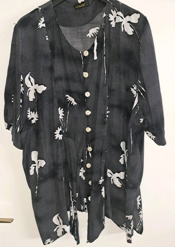 Chalou bluse blusenjacke grau - chalou,