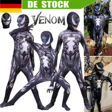 Karneval Superheld Venom Cosplay Kostüm Kinder Herre Overall Party Cosplay*DE
