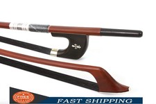 3/4 Upright Double Bass Bow German High Handle Bass Bow Advance Black Horse Hair