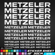 21x METZELER Vinyl Aufkleber