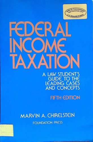Federal income taxation law - a,