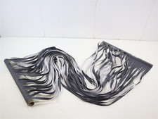 Curtina4U Türvorhang, 60x200cm anthrazit Insektenschutz Wohnwagen