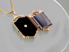 Medaillon Anhänger  ° Gold