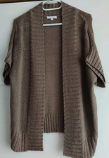 Strickweste Damen Gr. M Taupe