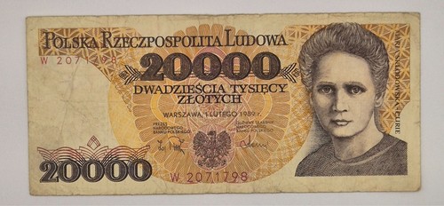 Polen banknote 000 zlotych - polen, 20.000
