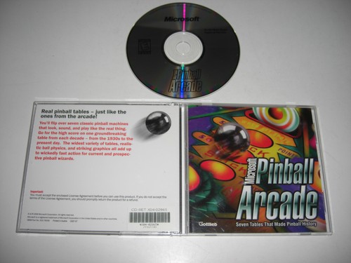 Microsoft pinball arcade cd - microsoft,