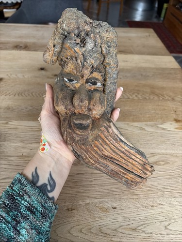 Wurzelschnitzerei waldgeist - wurzelschnitzerei, "waldgeist