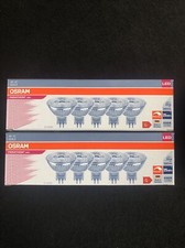10x Osram LED MR16 Glas