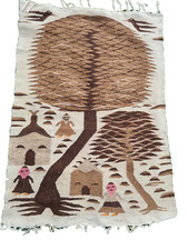 Seltenes Fundstück Motiv Webteppich, Wandteppich, Ägypten , Handarbeit, Wolle