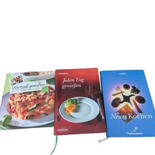 3x Vorwerk Thermomix Buch Bücher Kochbuch Rezepte Konvolut Bitte genau lesen!!