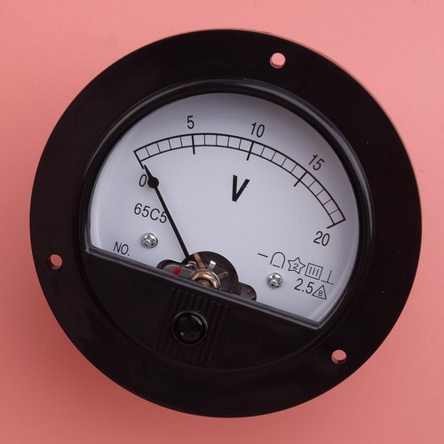 20v analog messinstrument - 0-20v,