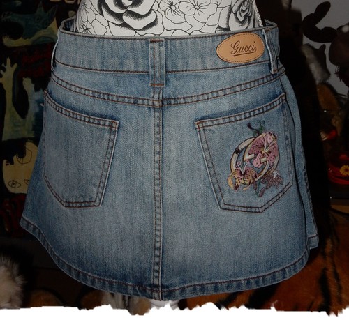 Gucci jeans rock mit - gucci,