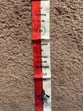 Feuerwehr Fahnenband Feuerwehr Geißlingen 80 Jahre 1963