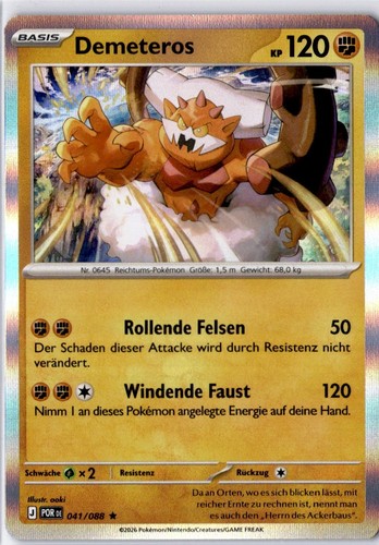 Pokemon demeteros 041 088 - pokemon, 041/088