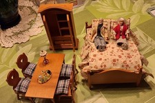 Konvolut Puppenhaus Möbel mit