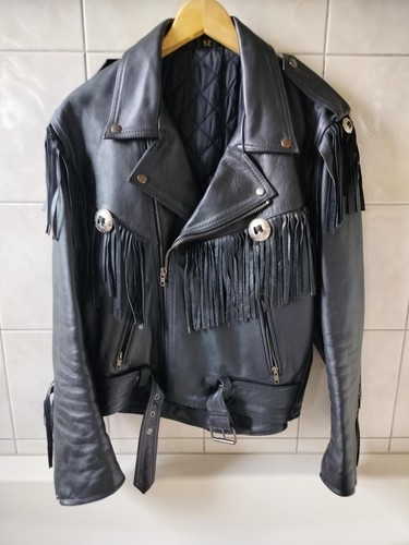 Fransen lederjacke - fransen,