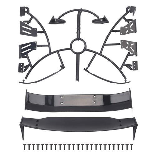 Body spoiler rc racing - body, 1/10