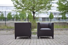 WITTMANN LEDERSESSEL  Sessel Quadra schwarz 1 von 2