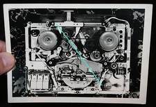 Tonbandgerät ,altes Foto ,Geräte Innenleben 