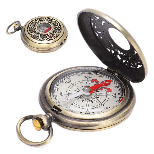 Kompass vintage messing - vintage,
