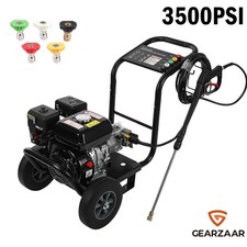 Benzin Hochdruckreiniger 3500PSI 10L/min 2,6GPM mit 5 Düsensatz für Autos