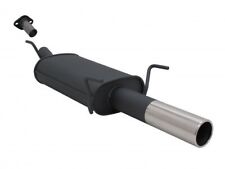 Novus Sport-Auspuff Schalldämpfer Endtopf+ABE 1x76mm gebrödelt für Opel Astra G