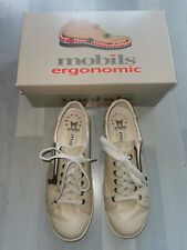 MEPHISTO Mobils Ergonomic Hawai Light Grey Leder Damenschuhe Größe 5 OVP RAR+TOP