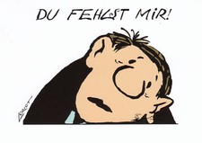 Postkarte Kunstkarte: Loriot -