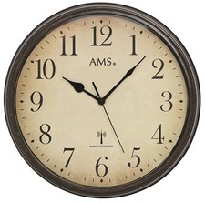 AMS -Funk-Wanduhr 32cm- 5962 Wanduhr mit batteriebetriebenem Quartzwerk
