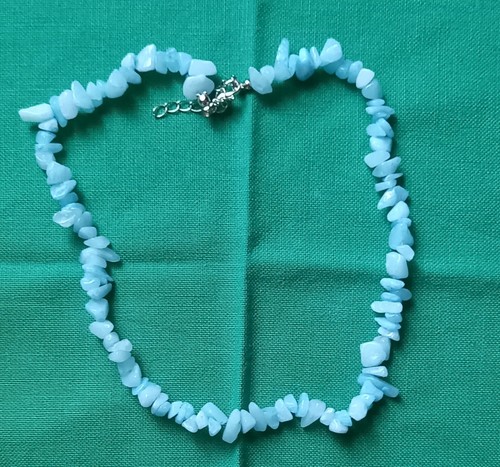 Kette halskette aquamarin - kette,,