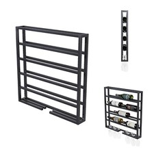 QLS Wand-Weinregal aus Stahl