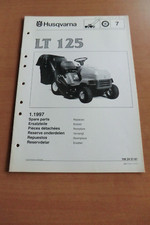 HUSQVARNA Rasentraktor LT 125 Ersatzteilliste parts list Ausgabe 1997