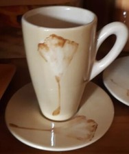 Neu! Unikat 1 Designer Kaffe/Tee Becher handgetöpferte Keramik Sammlung NP:16,00