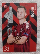 Autogrammkarte Robin Knoche 1