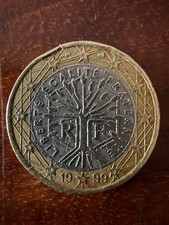  1 Euro Münze Liberte Egalite Fraternite Frankreich 1999, guter Zustand, selten