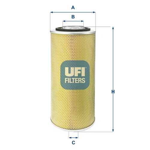 Ufi luftfilter 806 - ufi, 27.806.00